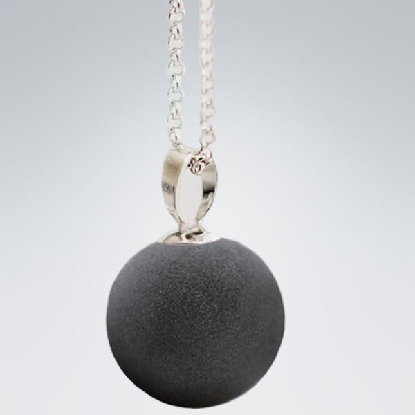 Perle mit Seele "BLACK VULCANO"